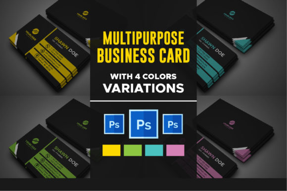 Business Card with 4 Colors: A Versatile and Professional Design Solution